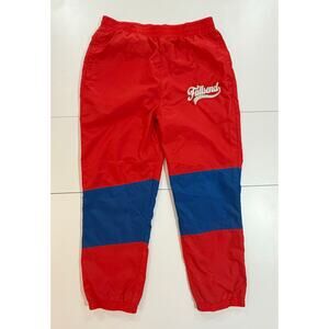 Full Send Nelk Boys Nylon Logo Joggers May 2021 Release Red & Blue Sz Large (34)